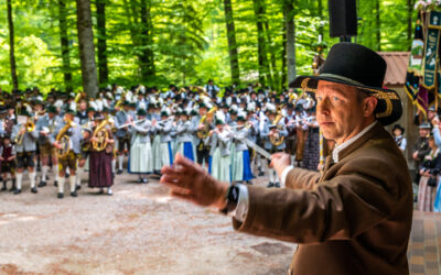 Teilnahme am Bezirksmusikfest in Nußdorf